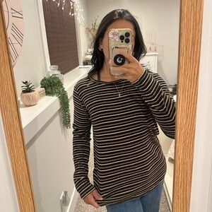 staccato striped long sleeve